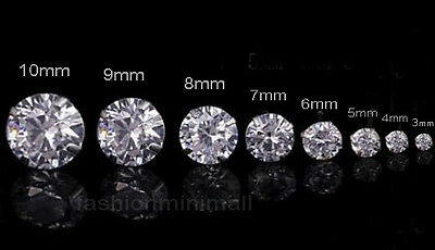 One Day Ship Mens Womens Stainless Steel Studs Earrings With Artificial Diamond