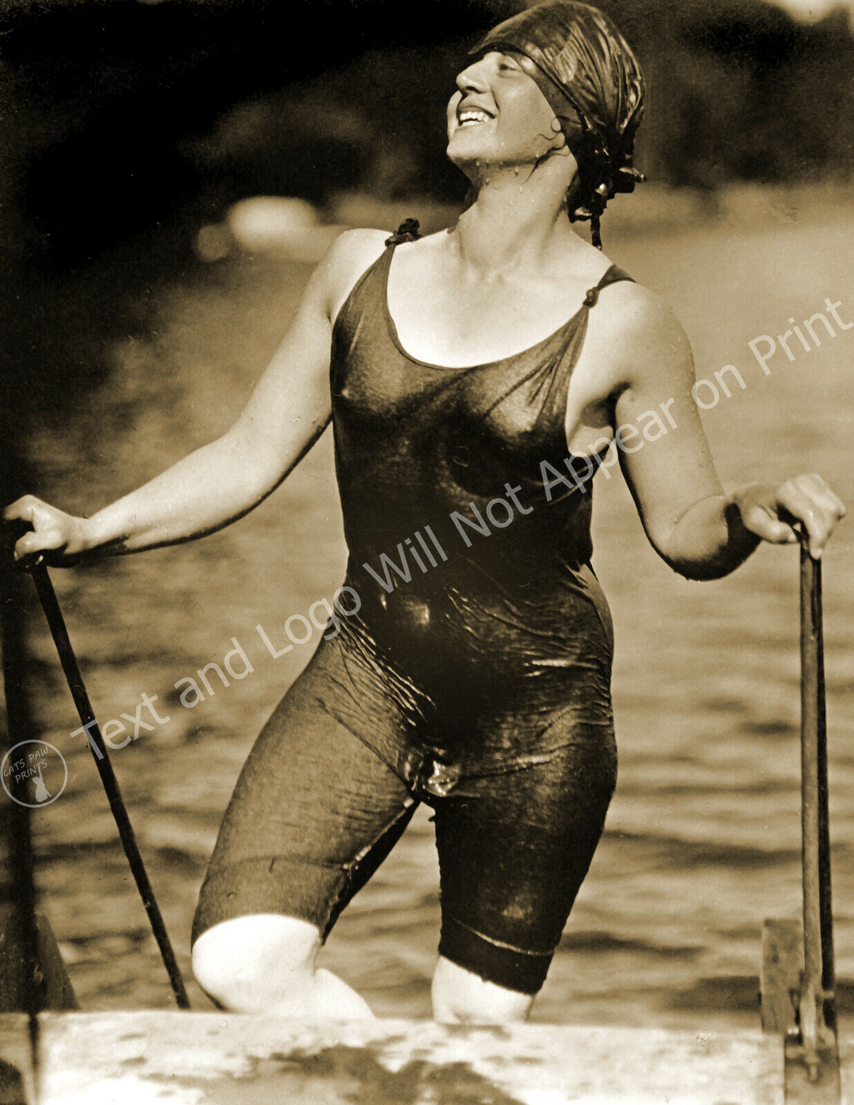 1916 Ellen Koeniger, Lake George, NY Old Photo 8.5