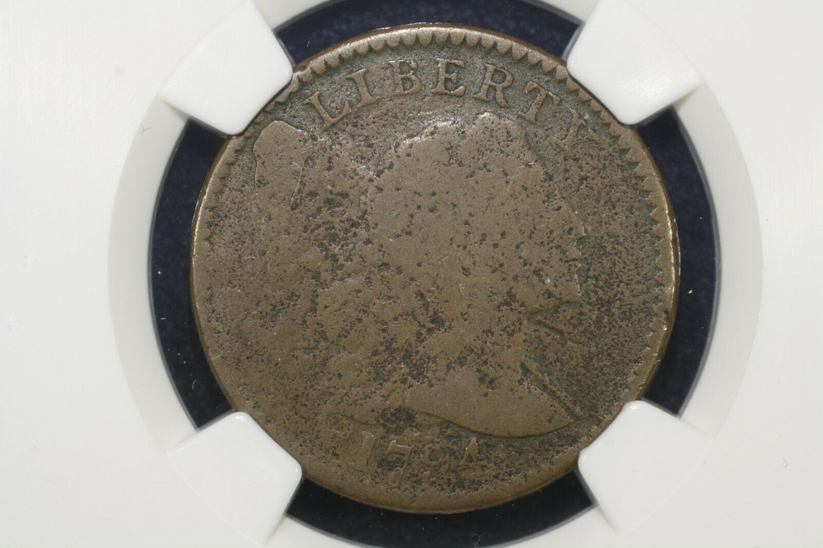 1794 Liberty Cap Large Cent, Ngc Vg Detail (corrosion)