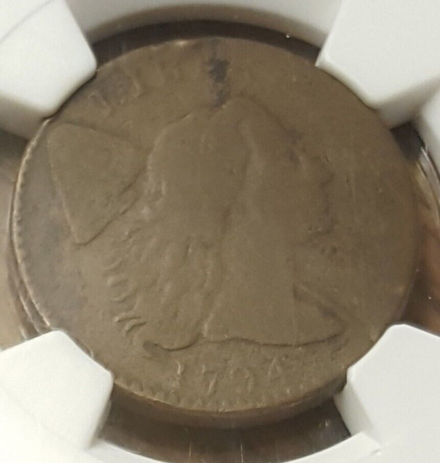 1794 liberty cap large cent VG details NGC