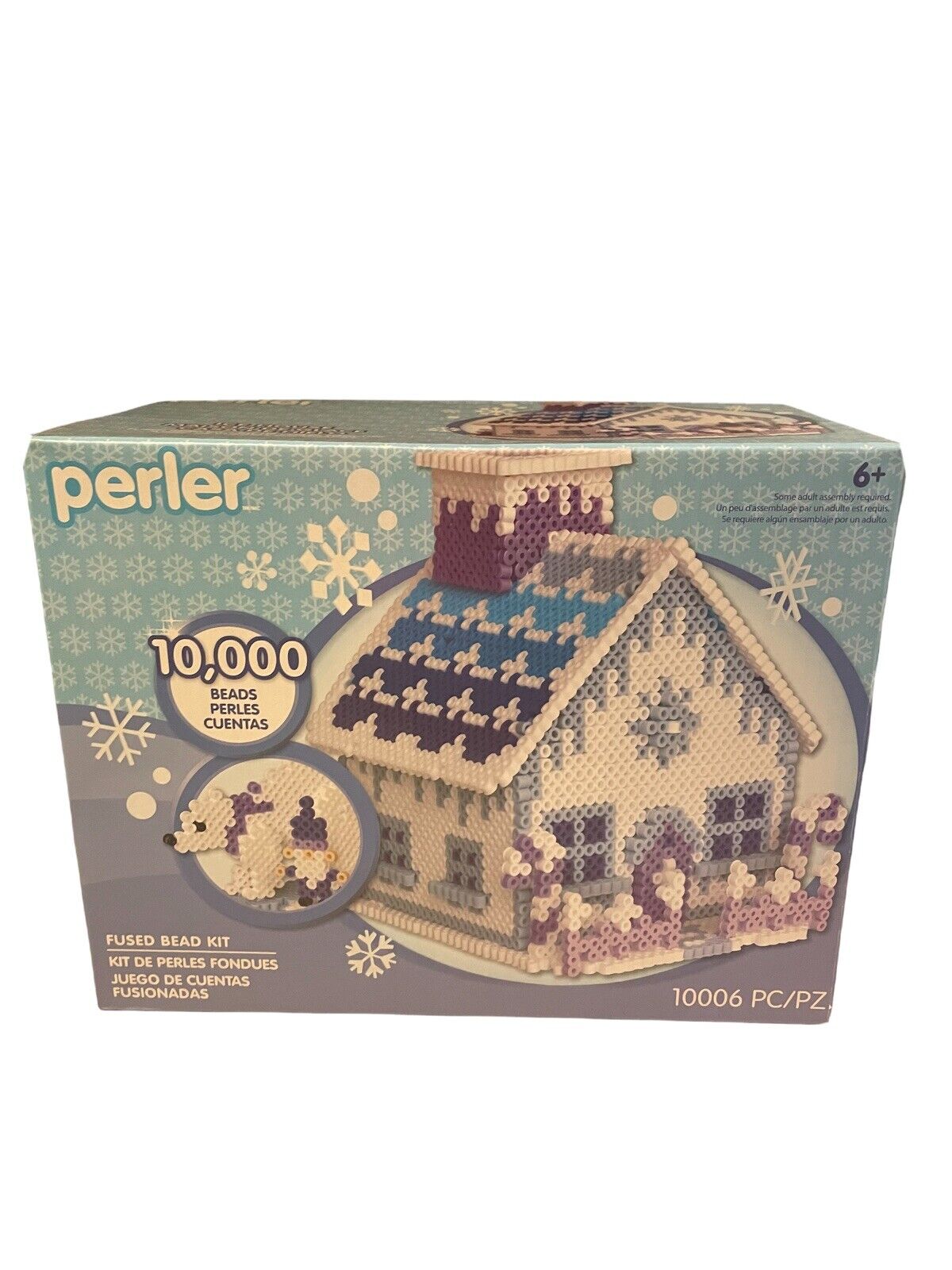 Craft Perler Bead Ice House Fused Bead Kit 10,000+ pieces Brand New in Box