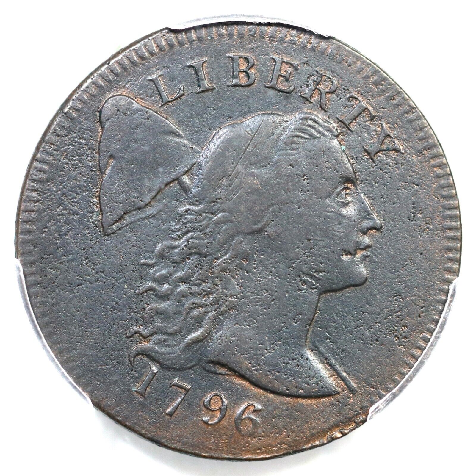 1796 S-87 R-3 PCGS XF Details Liberty Cap Large Cent Coin 1c